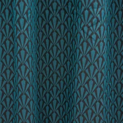 Rideau Koki GoodHome l.140 x H.260 cm bleu