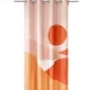 Rideau Maidu GoodHome terracotta l.140 x H.260 cm