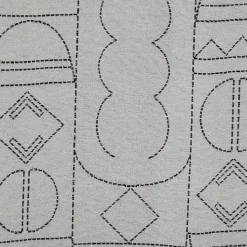 Rideau Malakite jacquard noir & blanc 140x260cm - Atmosphera