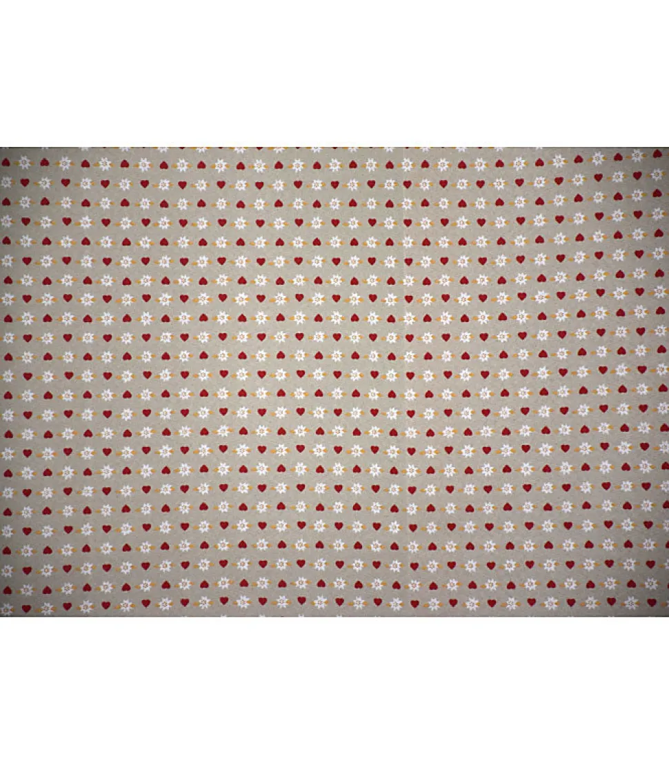Rideau montagne naturel 180x240cm - 180x240cm - Lin
