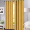 Rideau Novan GoodHome ocre l.140 x H.260 cm