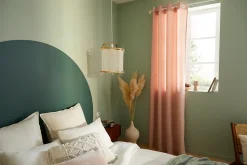 Rideau Novan 140x260 cm Rose pâle GoodHome