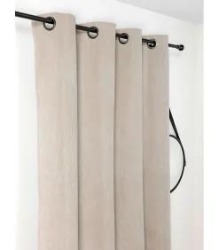Rideau Obsurcissant Thermique et isolant "ALBERTA" - 140x260cm - Beige