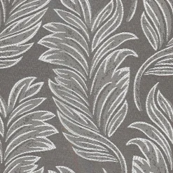 Rideau occultant à œillets imprimé feuilles gris L.240 x l.140cm Dylrev