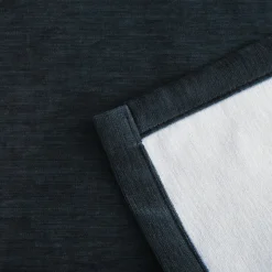 Rideau occultant à œillets effet chenille Isti bleu marine L.260 x l.140cm GoodHome