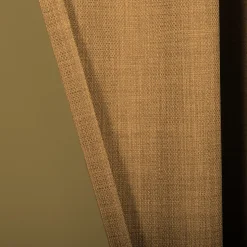 Rideau occultant à œillets Novan effet tissé jaune moutarde L.260 x l.140cm GoodHome