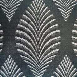 Rideau occultant à œillets imprimé feuilles bleues marine L.240 x l.140cm Dylrev