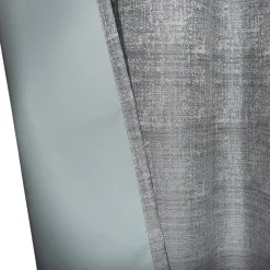 Rideau occultant à œillets effet jacquard Nagda gris anthracite L.260 x l.140cm GoodHome