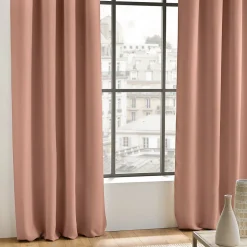 Rideau occultant à œillets 135 x 240 cm Uni Blush