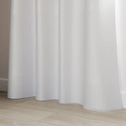 Rideau occultant à oeillets effet tissé Novan blanc optique L.260 x l.140cm GoodHome