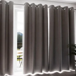 Rideau occultant à oeillets Eclipse blanc 135x250 cm