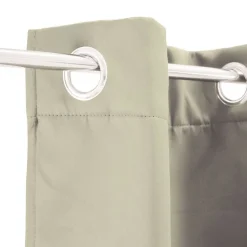 Rideau occultant beige 140x250