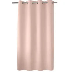 Rideau Occultant Court uni 140x180cm - 140x180cm - Rose clair