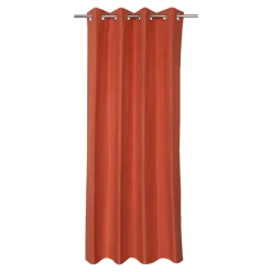 Rideau occultant en suédine à œillets Komod terracotta L.260 x l.140cm GoodHome