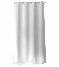Rideau occultant et isolant uni blanc - 140x240cm - Blanc