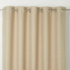 Rideau occultant GoodHome Novan lin l.140 x H.260 cm