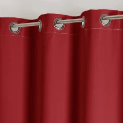 Rideau occultant ignifugé M1 non feu (140x260 cm - Rouge)