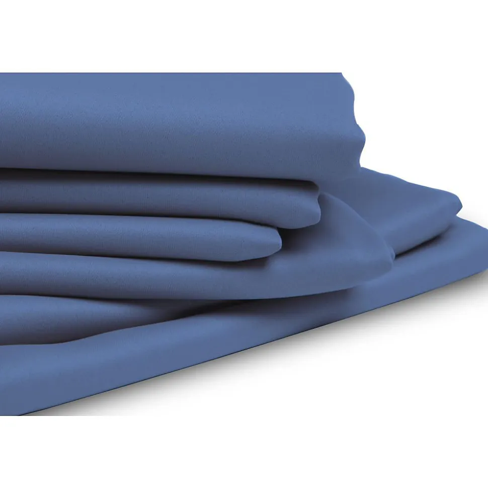 Rideau Occultant Non-Feu M1 Oeillets Bleu MC666 140 x 260 (LxH)