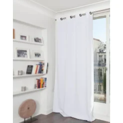 Rideau occultant Oeillets Blanc MC720 140 x 260 (LxH)
