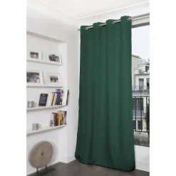 Rideau Occultant Oeillets Vert MC228 140 x 260 (LxH)