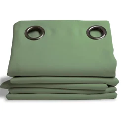 Rideau Occultant Oeillets Vert MC06 140 x 260 (LxH)