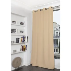 Rideau Occultant Oeillets Beige MC651 140 x 350 (LxH)