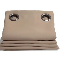 Rideau occultant Oeillets Beige MC8220 140 x 260 (LxH)
