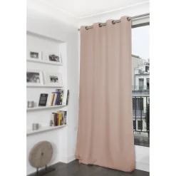 Rideau occultant Oeillets Beige MC8220 140 x 260 (LxH)