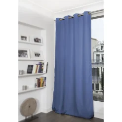 Rideau Occultant Oeillets Bleu MC666 140 x 180 (LxH)