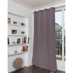 Rideau occultant Oeillets Gris MC7305 140 x 260 (LxH)