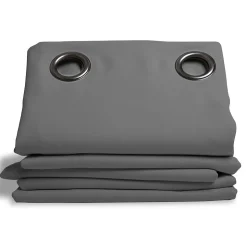Rideau Occultant Oeillets Gris MC07 140 x 260 (LxH)