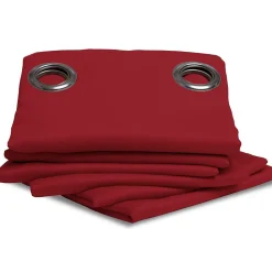 Rideau Occultant Oeillets Rouge MC310 140 x 260 (LxH)