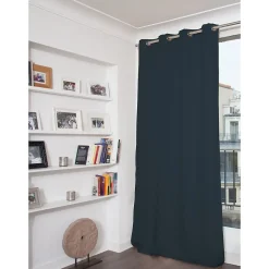 Rideau occultant Oeillets Bleu MC458 140 x 260 (LxH)