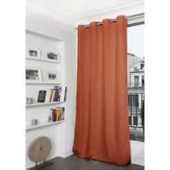 Rideau Occultant Oeillets Orange MC374 140 x 260 (LxH)