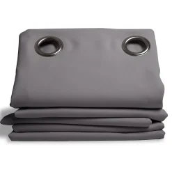 Rideau Occultant Oeillets Gris MC09 140 x 180 (LxH)