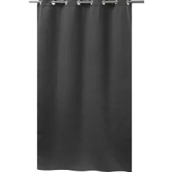 Rideau occultant phonique Louca L.240 x l.140 cm anthracite