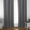 Rideau occultant phonique Louca L.240 x l.140 cm gris
