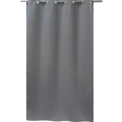 Rideau occultant phonique Louca L.240 x l.140 cm gris