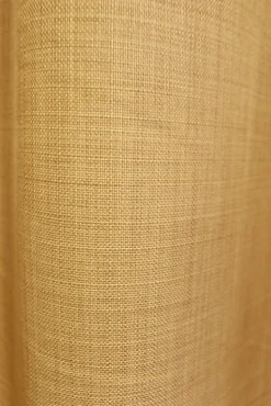 Rideau occultant thermique Tundra Ornami jaune moutarde l.140 x h.240 cm