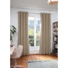 Rideau occultant thermique doublé à œillets uni beige pélican L.250 x l.130 cm, Rocle Moondream