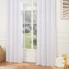 Rideau occultant thermique à oeillets uni Monndream Alan blanc coquille L.250 x l.140cm Rocle