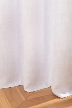 Rideau occultant thermique à oeillets uni Monndream Alan blanc coquille L.250 x l.140cm Rocle