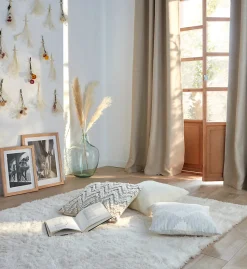 Rideau occultant thermique à œillets beige serenity L.260 x l.140 cm, GoodHome Vestris