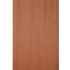 Rideau occultant thermique à oeillets effet lin terracotta L.260 x l.140cm Ornami