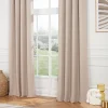 Rideau occultant thermique à oeillets uni Monndream Alan beige ficelle L.250 x l.140cm Rocle