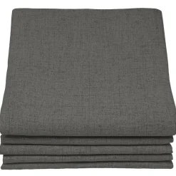 Rideau Occultant Total Effet Lin Galon fronceur Gris MC740 130 x 260 (LxH)