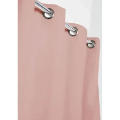 Rideau Occultant Total Oeillets Rose MC343 135 x 250 (LxH)