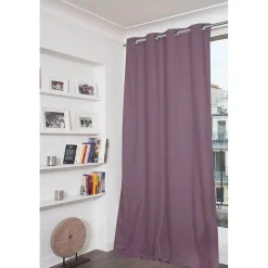 Rideau Occultant Total Oeillets Violet MC407 135 x 250 (LxH)