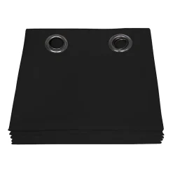 Rideau Occultant Total Oeillets Noir MC710 135 x 250 (LxH)