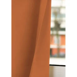 Rideau Occultant Total Oeillets Orange MC374 135 x 260 (LxH)